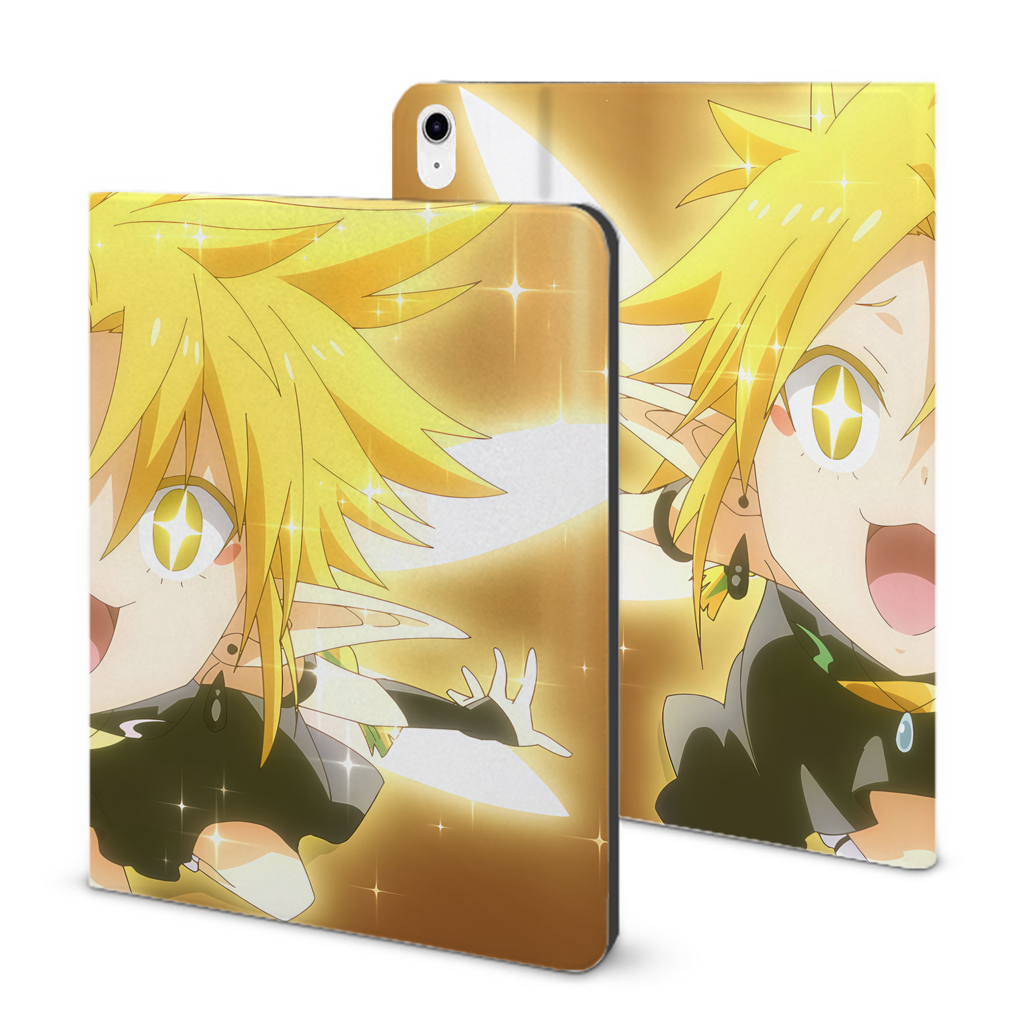 （画像用） 転スラ Regarding Reincarnated to Slime IPad ケース ブック型 PUレザー TPU 耐衝撃 軽量 薄型 ペン収納なし 全面保護 IPad 各モデル対応